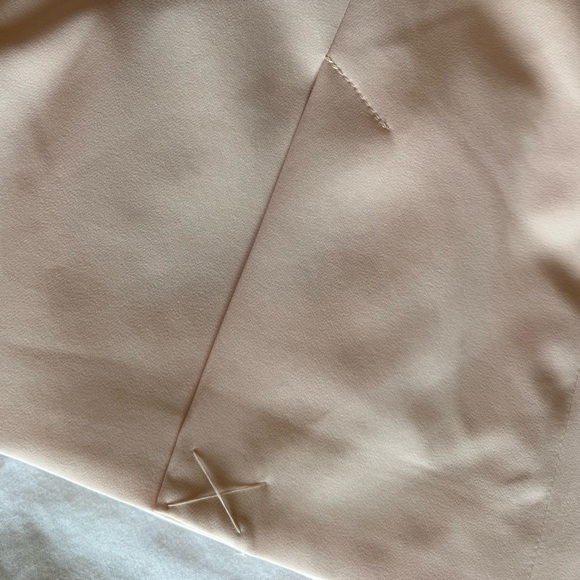 NWT - MAURICES Women's SIZE MEDIUM Pink Blush Lined Blazer - Picture 3 of 15